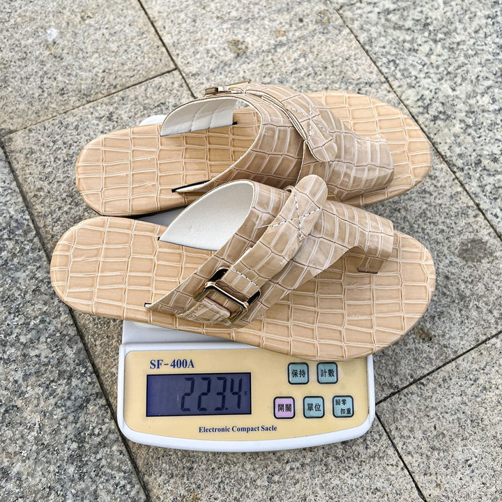Dame remsandaler med elegant frynseapplikation og ergonomisk fodseng Stilla