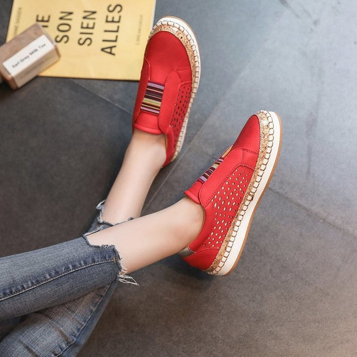 Dame Åndbare Slip-On Fritidssko med sporty design og fejlfri overfladebehandling Stilla