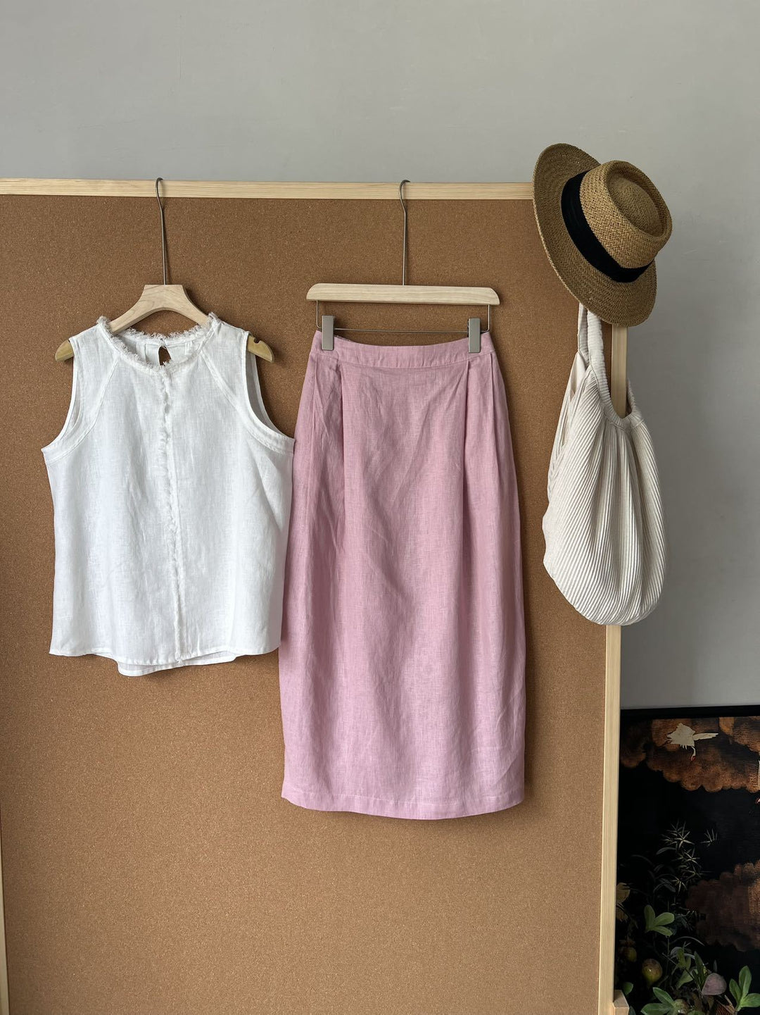 Femme Linned Wrap Skirt Stilla