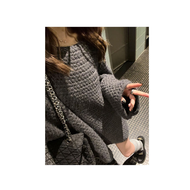 Kvindernes chunky strik oversized sweater med bred pasform Stilla