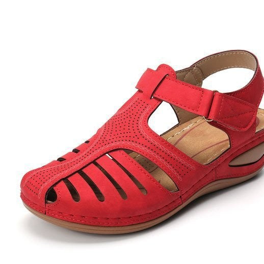 Dame Komfort Riemchen Wedge Sandaler Stilla