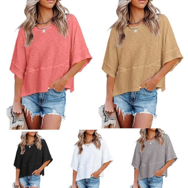 Dame Oversized Sommeroverdel med løs pasform og afslappet design Skovae