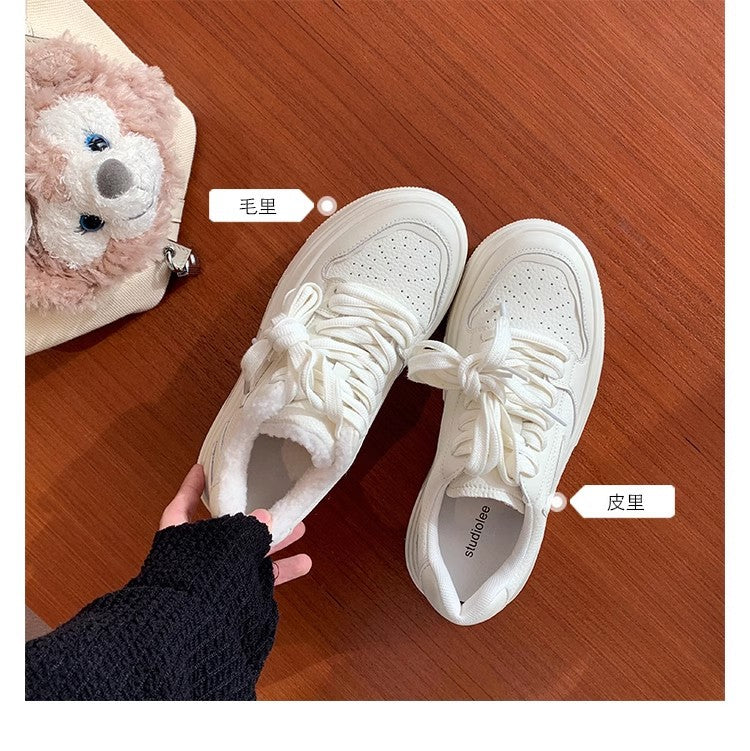 Dame platform sneakers med polstret indersål og stilfuldt design Stilla