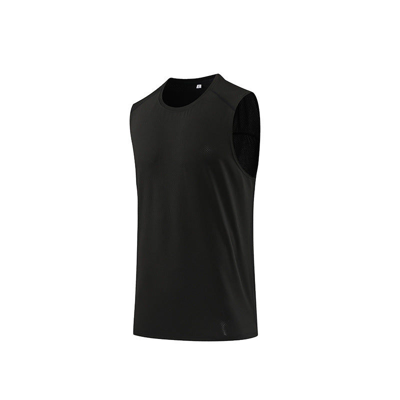 Herrer Sporty Tanktop med åndbar struktur Stilla