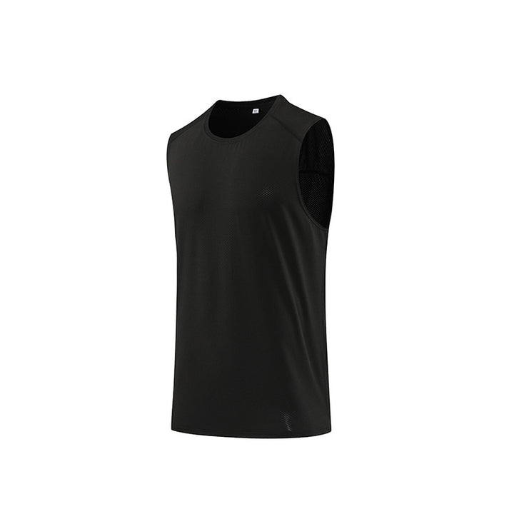 Herrer Sporty Tanktop med åndbar struktur Stilla