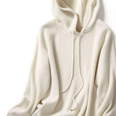Damer Oversized Hættepullover lavet af blødt Sweatstof med praktisk Snøre Stilla