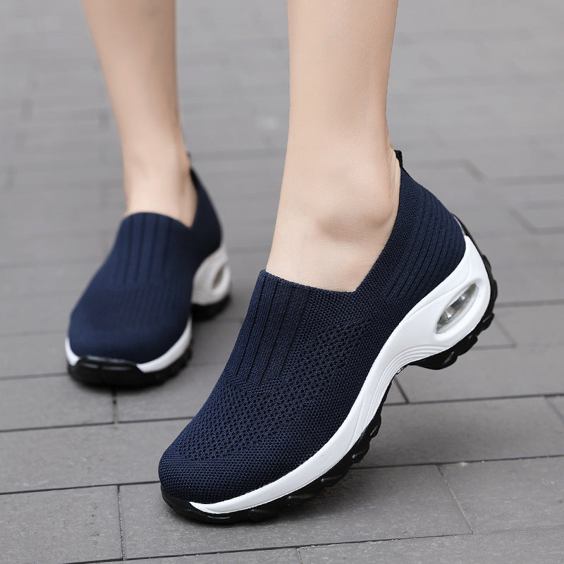 Dame Slip-On Komfort Walkesko med Air Cushion teknologi Stilla