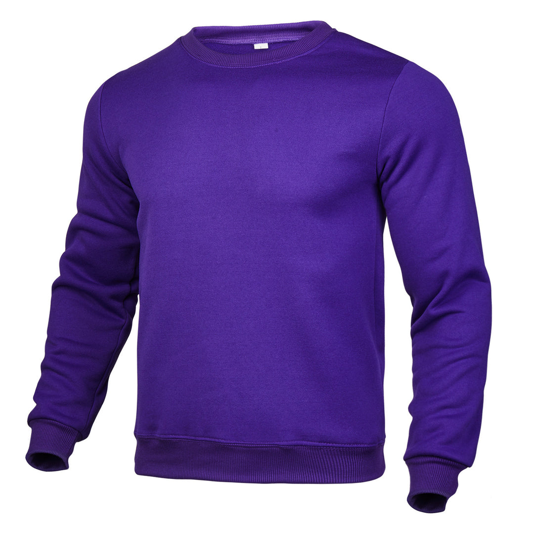 Herre komfortabel crew neck sweater lavet af højkvalitets bomuldsblanding Skovae
