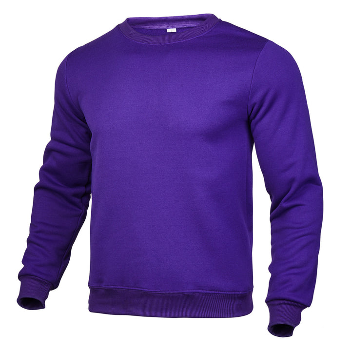Herre komfortabel crew neck sweater lavet af højkvalitets bomuldsblanding Skovae