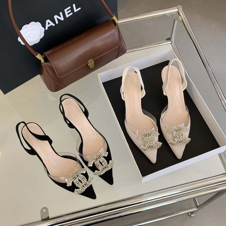 Dame Høj kvalitets Pumps med glitrende smykkedetalje og elegant design Stilla