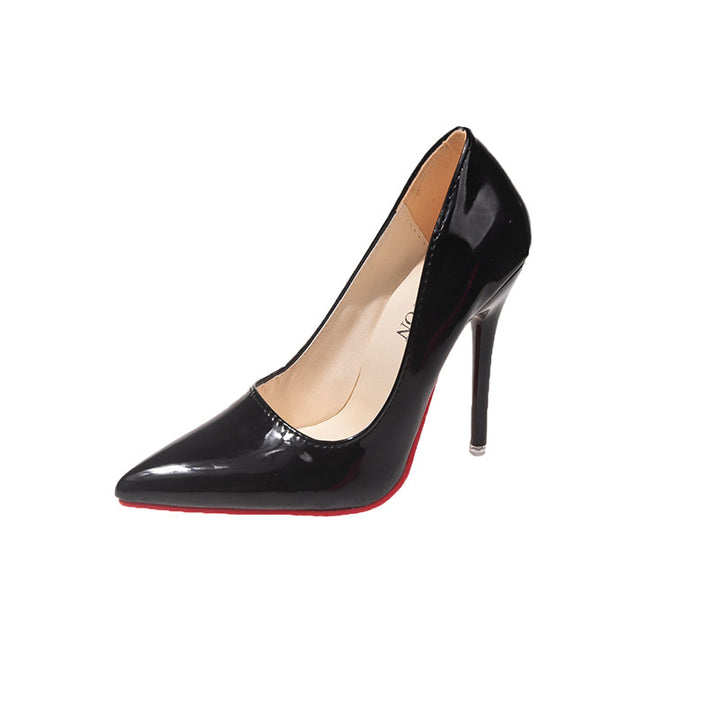 Dame Klassische High Heels med spids design og højglans overflade Stilla