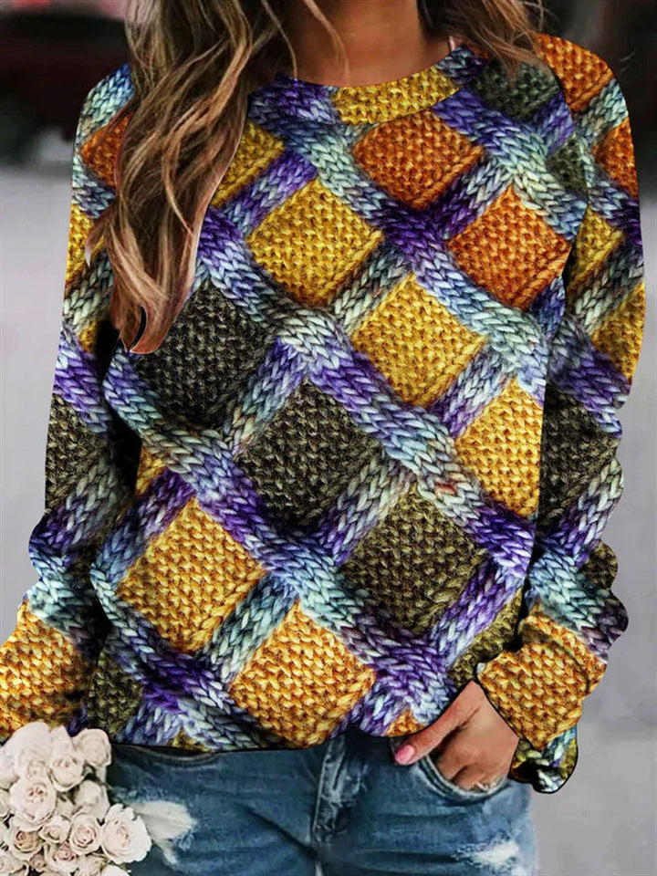 Stilla | Pullover I Trykt Uld