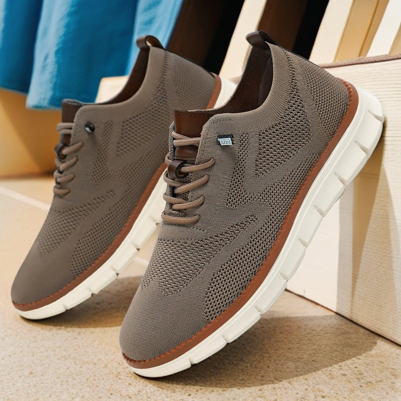 Dame Sneakers med åndbart strikdesign Stilla