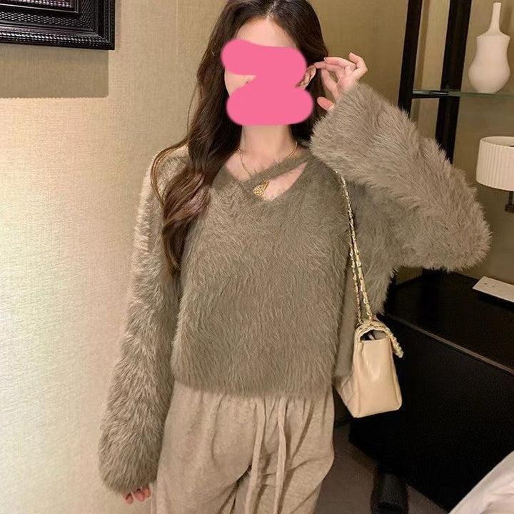 Kvinders hyggelige sweater med blødt materiale og afslappet snit Stilla