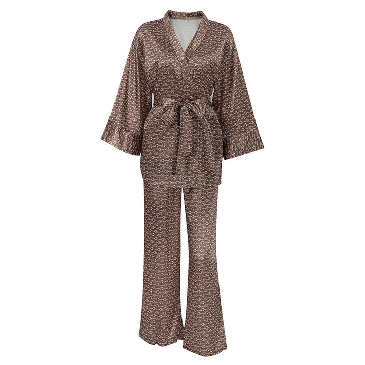 Dame elegant jumpsuit-sæt med bred pasform og moderne detaljer Stilla