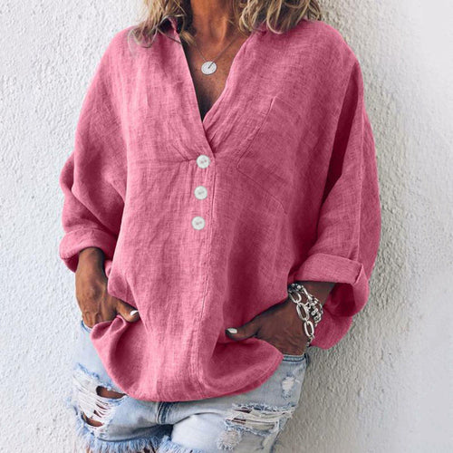 Stilla | Stilfuld pullover i bomuld og hør