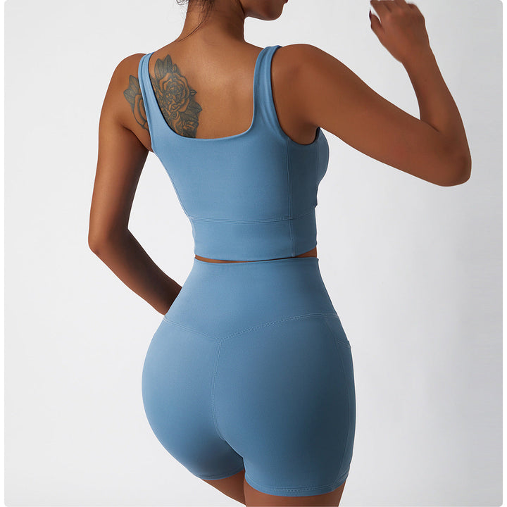 Stilla | Ice Silk Nude Feel Sport Shorts Hurtigttørrende Slim Yoga Bukser