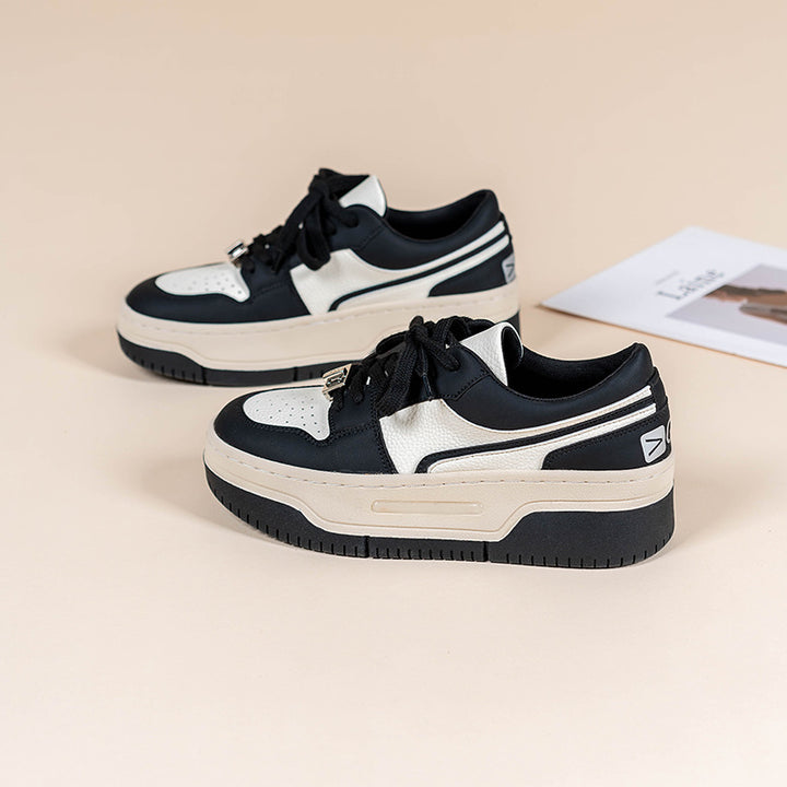 Damer Plateau Sneakers med moderigtigt design og slidstærk sål Stilla