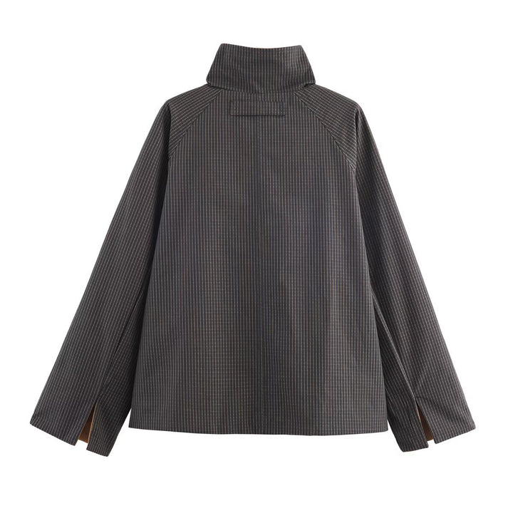Dame urban oversized jakke med høj krave Stilla