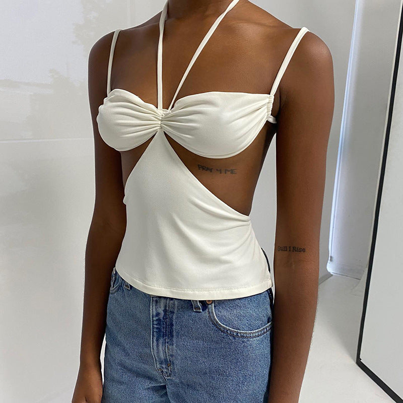 Dame Sexy Crop Top med raffineret snit Stilla