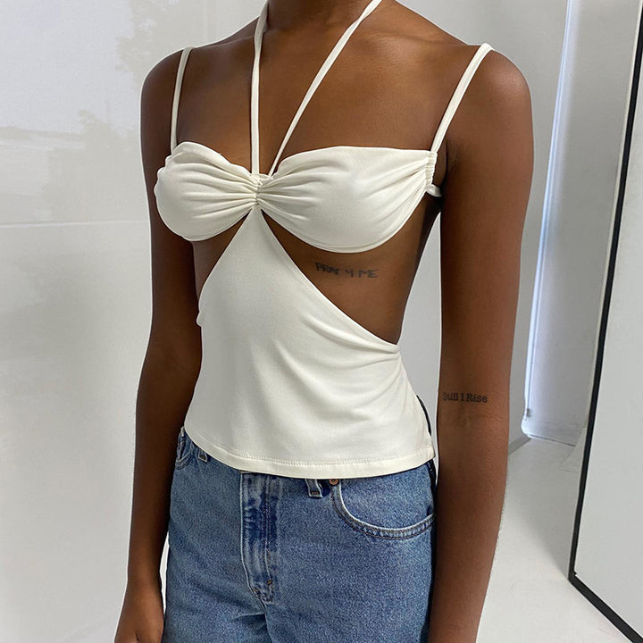 Dame Sexy Crop Top med raffineret snit Stilla