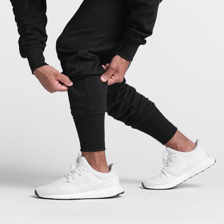 Herrer Sporty fritidsbukser med elastisk talje og sidelommer Stilla