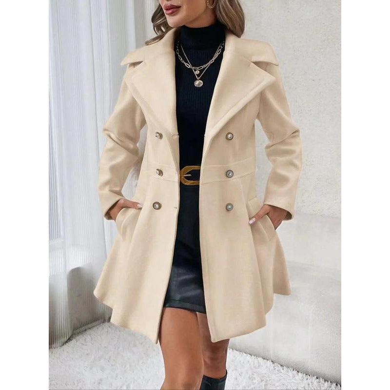 Dame elegant trench coat med skræddersyet snit Stilla