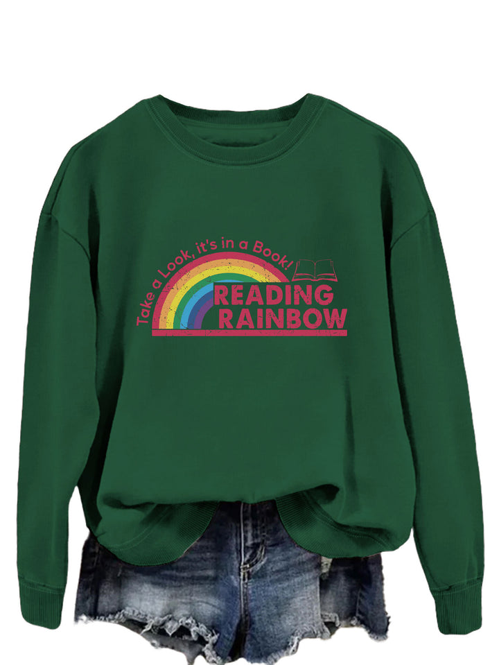 Kvinder casual sweatshirt med unikt print Stilla