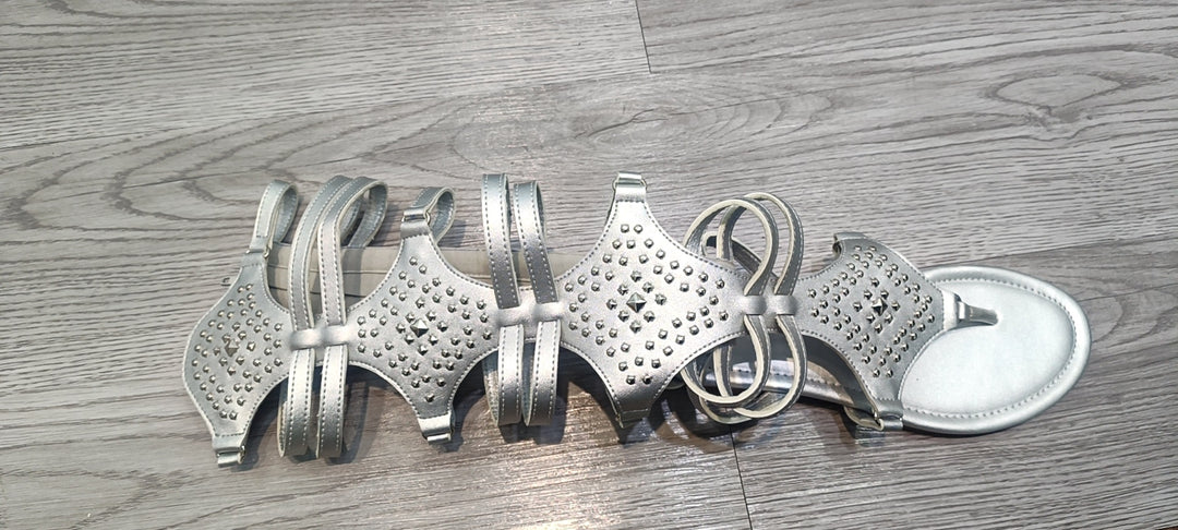 Dame Gladiator Sandaler med funklende strassdetaljer og elegant stropdesignet Stilla