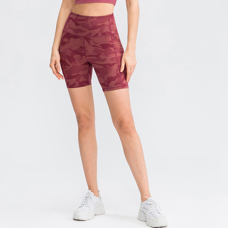 Dame Sportliche Højt Skårne Shorts Stilla