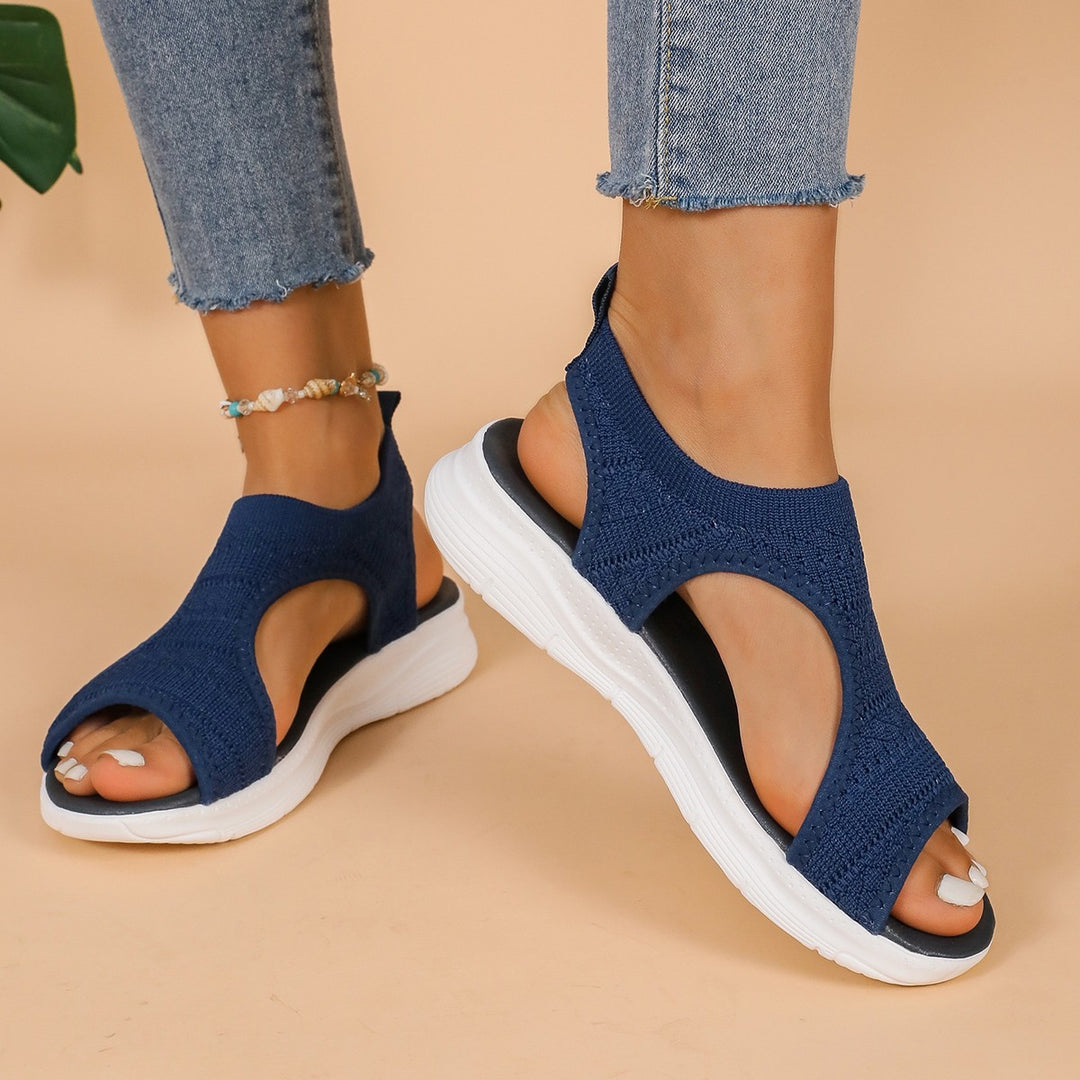 Dame sporty sandaler med åndbart overmateriale og polstret sål Stilla