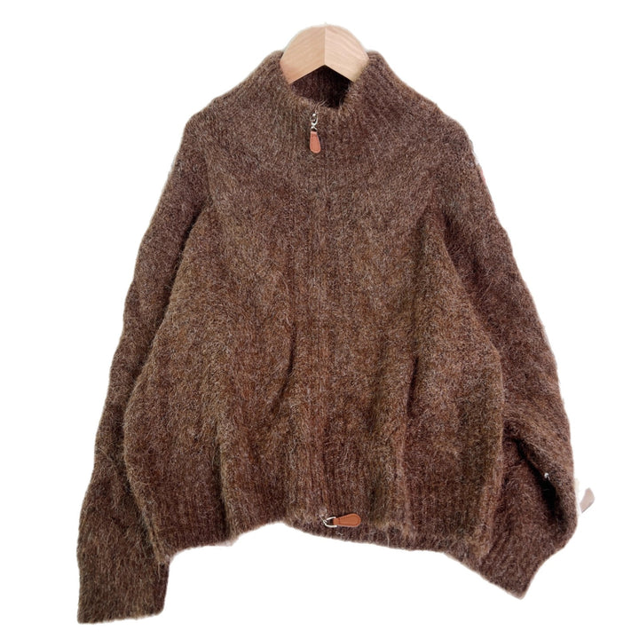Kvinders cardigan med struktureret kabeldesign Stilla