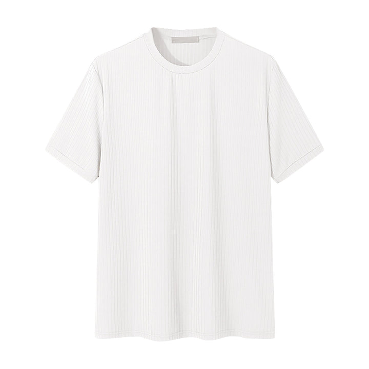 Unisex nan ribbet løst skåret T-shirt lavet af bomuldsblanding Skovae