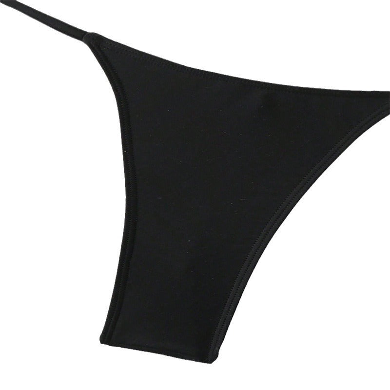 Dame Triangel-Bikini med elegante guld-accenter og raffineret snit Stilla