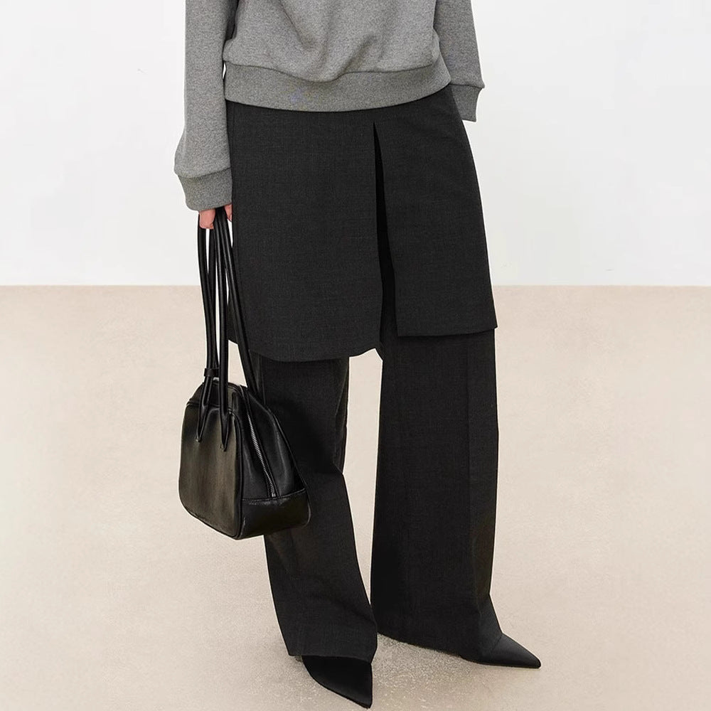 Dame Mode Culotte lavet af høj kvalitet stof med elegant plissé Stilla