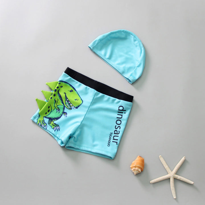 Drengernes svømmeshorts med dinosaurmotiv Skovae