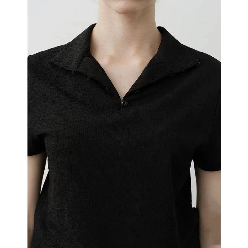Dame Polo T-shirt med moderne snit og fin tekstur Stilla