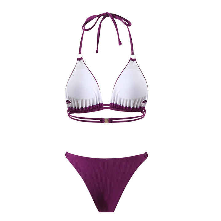Dame Triangel-Bikini med justerbare stropper og moderne snit Stilla