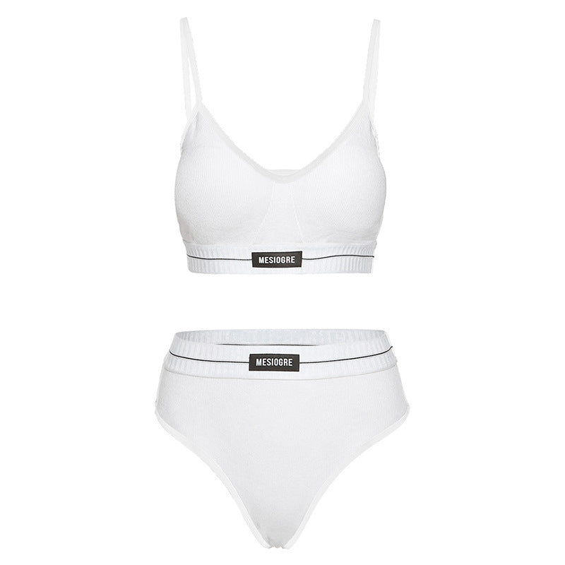 Dame badedragt med sporty design og elastisk bånd Stilla