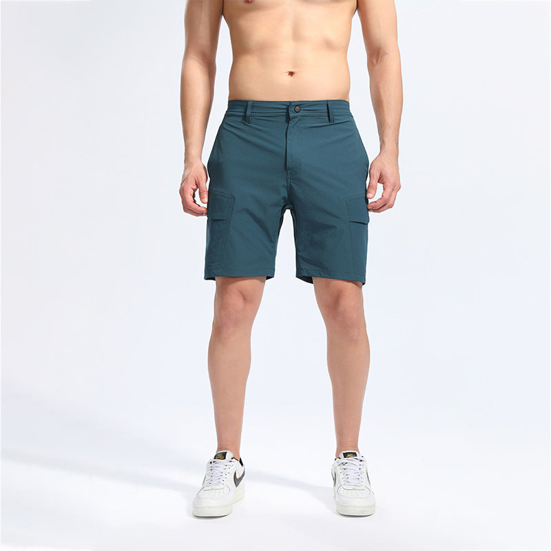 Herrer robuste Cargo-shorts med alsidige lommer og strækbar talje Stilla