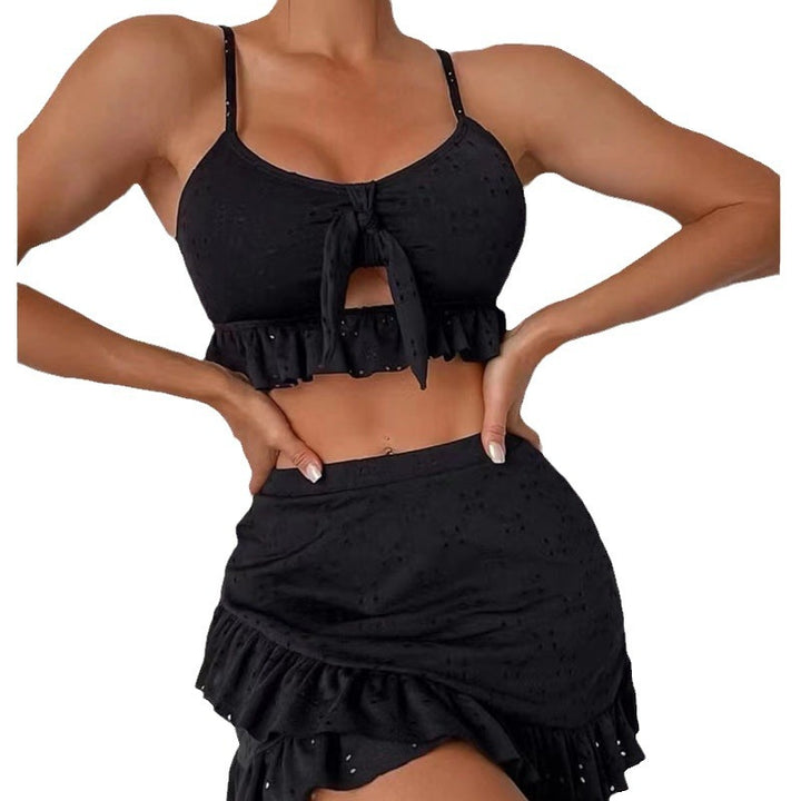 Dame Crop-Top og Rüschenshort Sæt Skovae