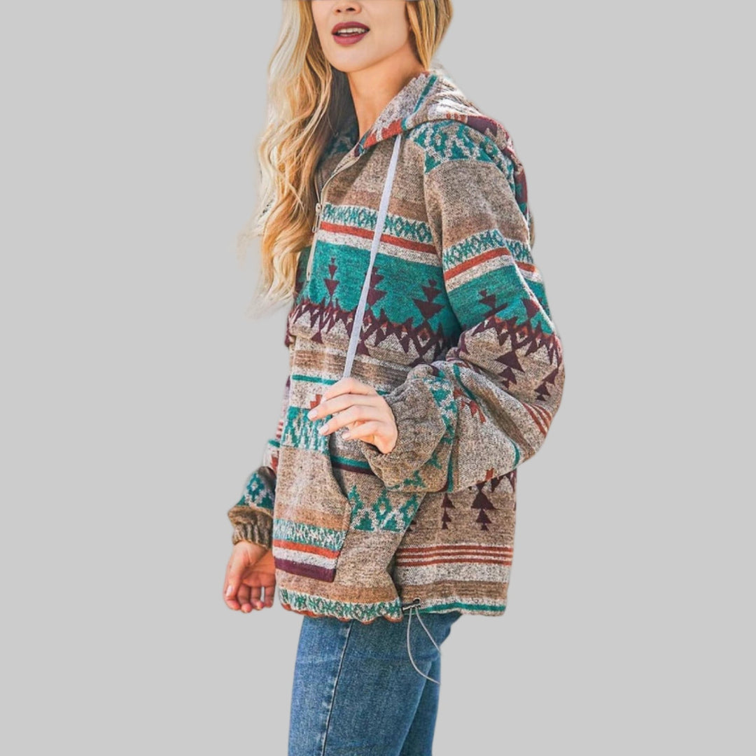 Stilla | Hoodie med Unikt Mønster