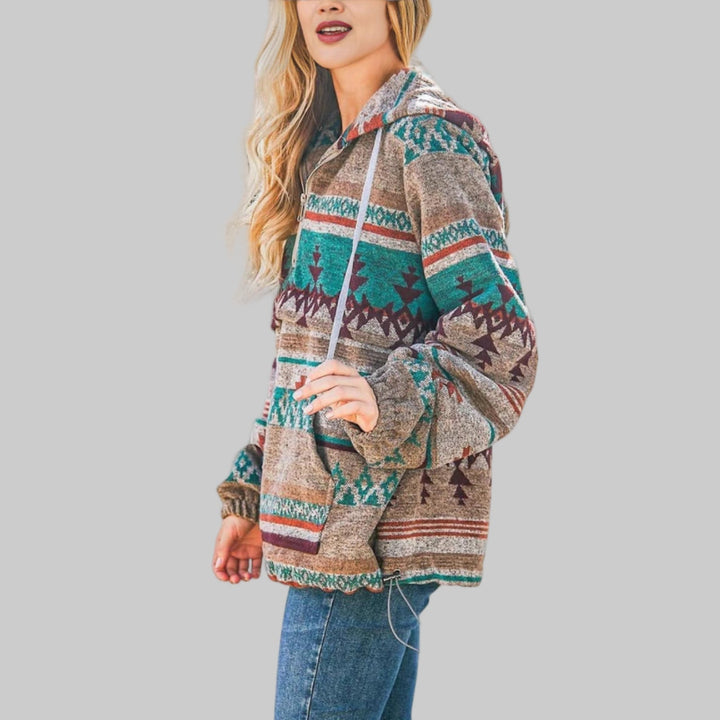Stilla | Hoodie med Unikt Mønster