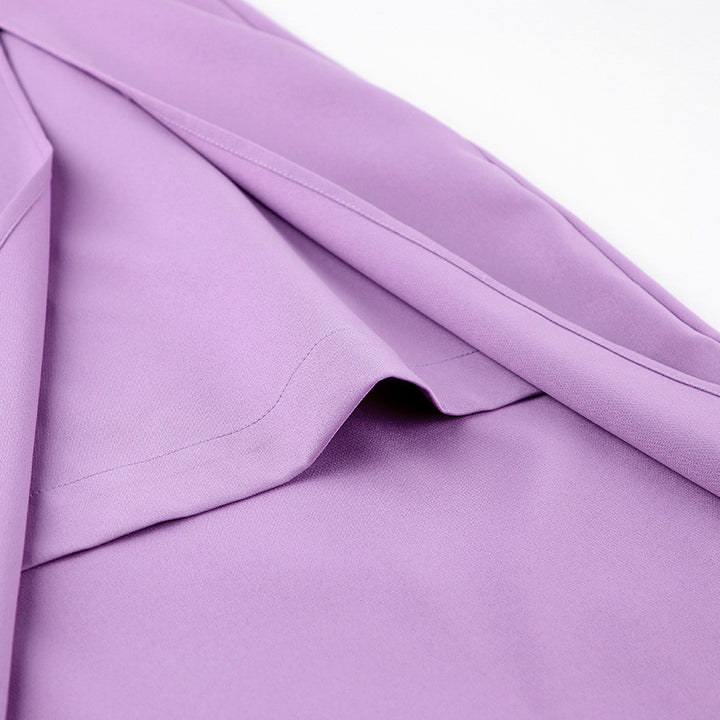 Damebluse med dekorativ split og elegant A-linje nederdel Stilla