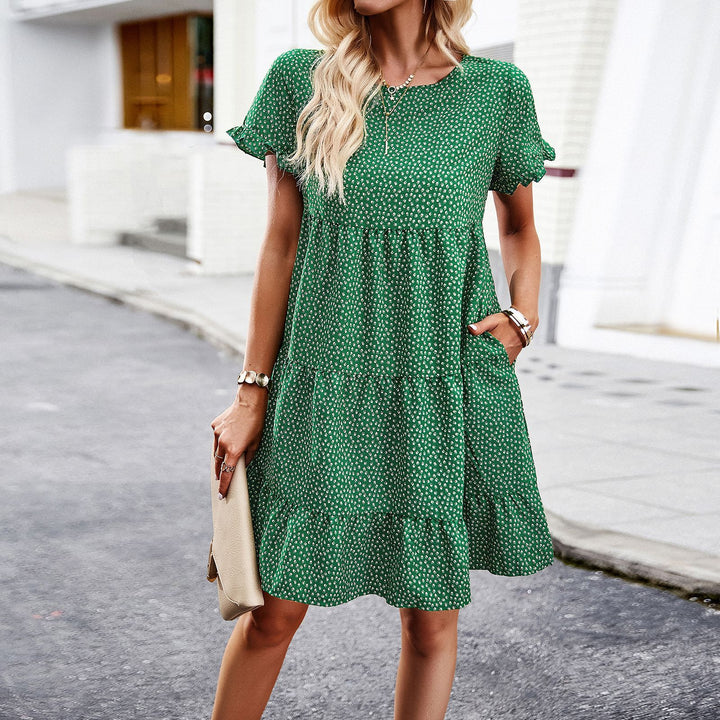 Damekjole i afslappet Boho-stil med flæsedetaljer Stilla