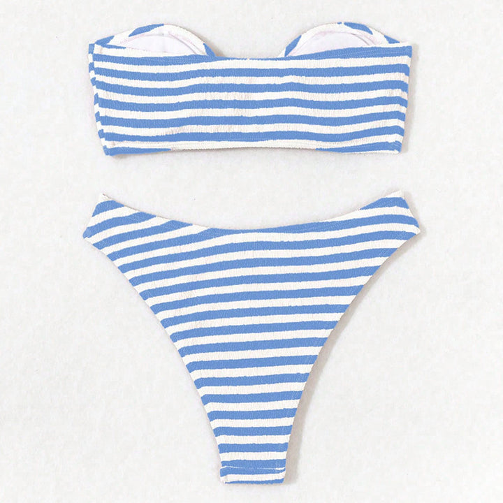 Dame Bikini-sæt med blenderet top og sidelukning Stilla
