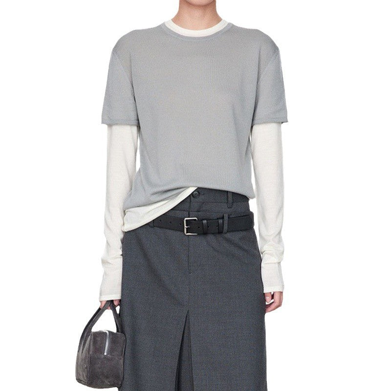 Dame mode strikpullover Stilla