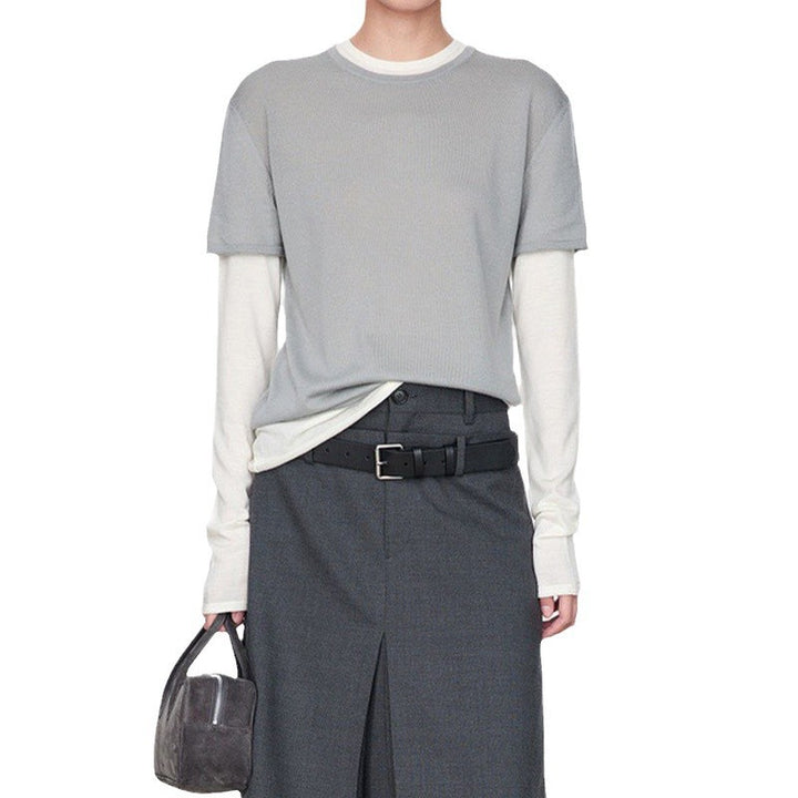 Dame mode strikpullover Stilla