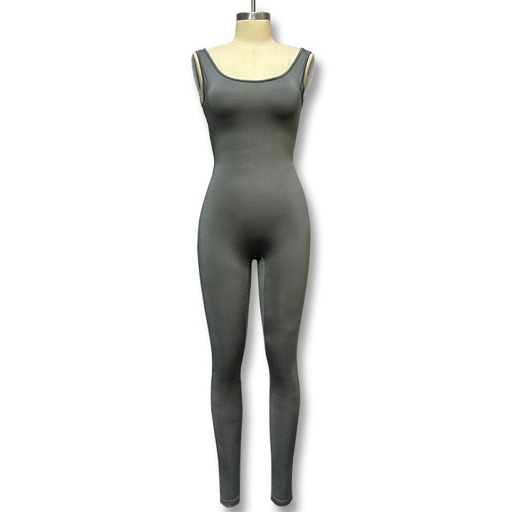 Dame Figurtilpasset Bodystocking med skulderfri design Skovae