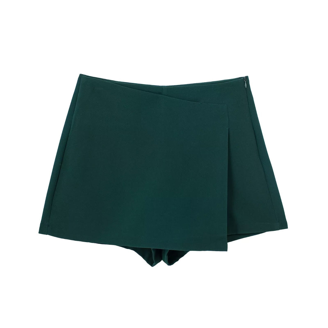 Dame sportlige shorts med elegant lagdesign Skovae